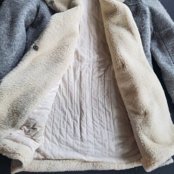 Zara Plush Outerwear Coat - Picture 6 of 10